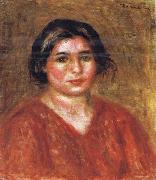 Pierre Renoir Gabrielle in a Red Blouse oil painting